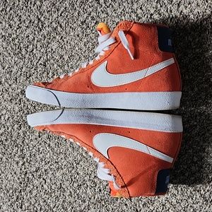 NWOT Nike Blazer Mid '77 'First Use' Orange White Men's Shoes SIZE 8.5